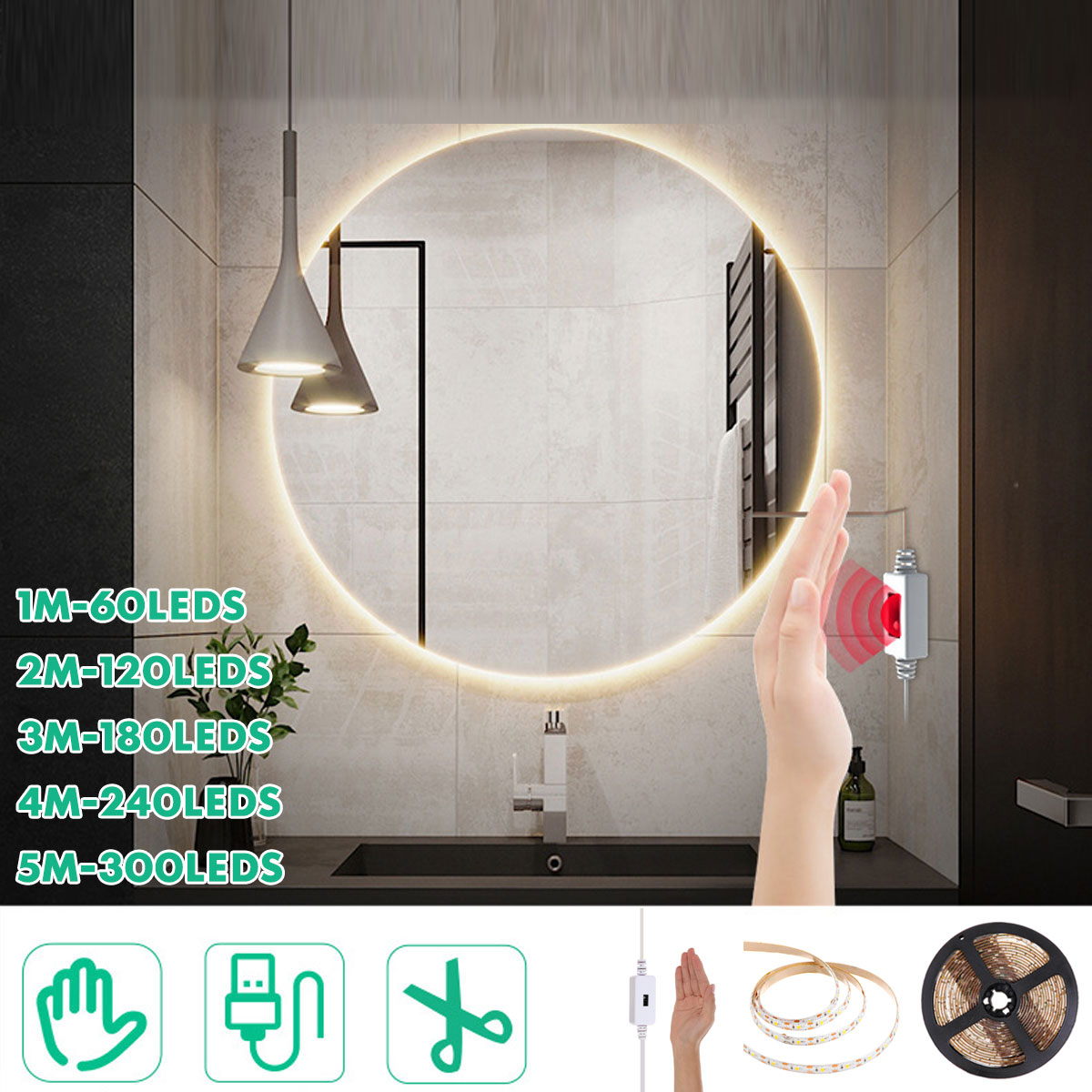 12345M-Warm-White-60120180240300-LED-Strip-Light-2835-Flexible-Sensor-String-Light-For-Room-1741873-1