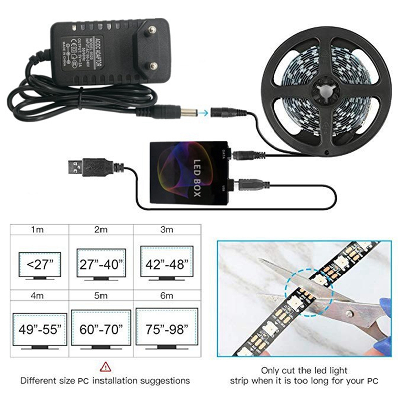 1235M-WS2812B-Strip-Light-5050-RGB-1m-5m-3060-LED-IC-Individual-Addressable-1751284-4