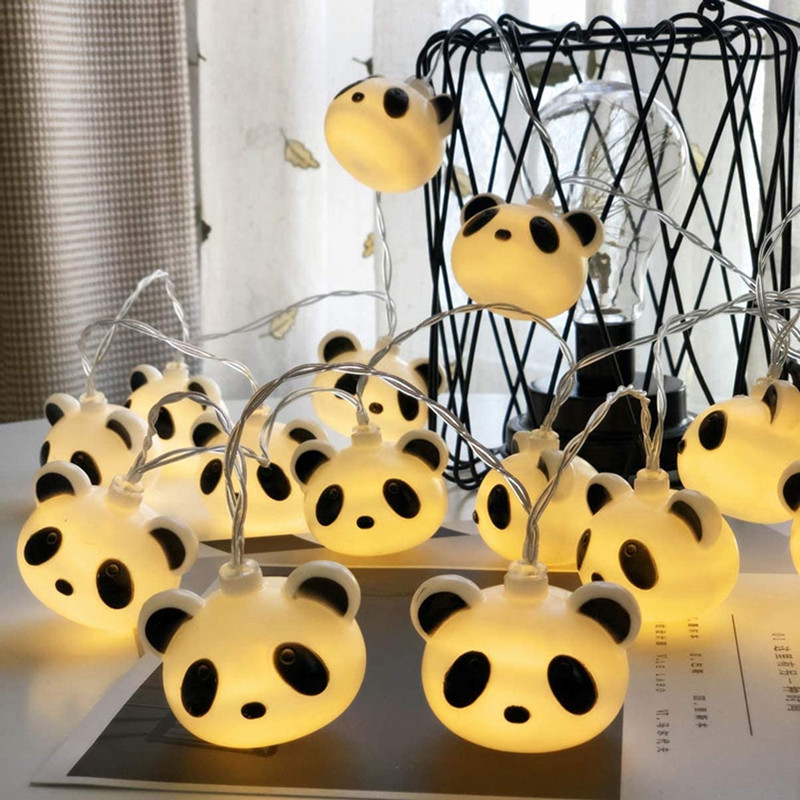 15M-10LED--3M-20LED-Panda-Head-Light-String-Warm-White-Colorful-BatteryUSB-Christmas-Holiday-Party-F-1957030-5