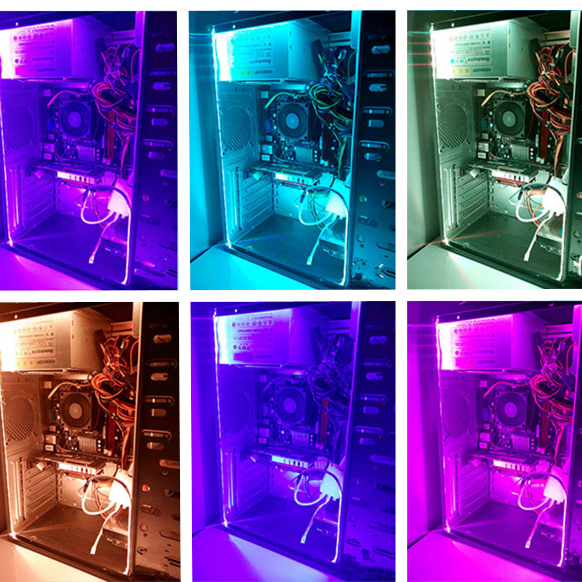 2PCS-50CM-5050-SMD-17-Keys-Remote-Control-LED-Strip-Lighting-for-Home-Decoration-1151736-4