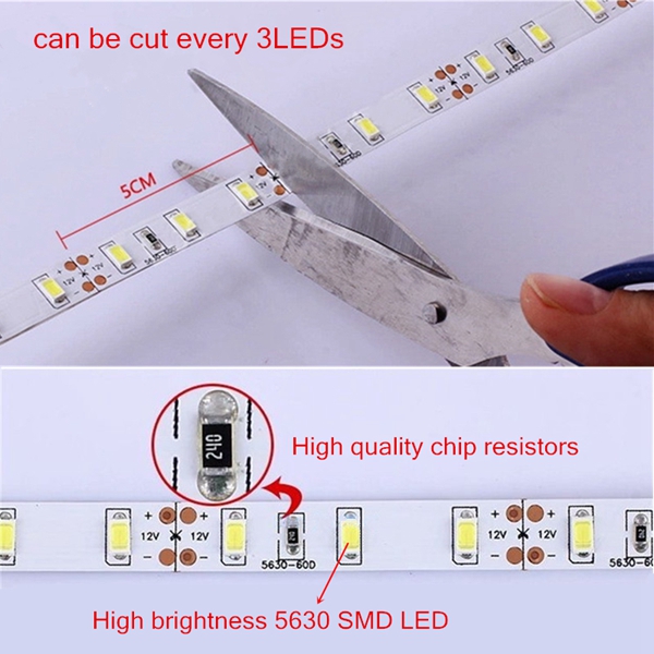 3M-15W-DC-12V-180-SMD-5630-Non-Waterproof-WhiteWarm-WhiteRedGreenBlue-LED-Strip-Flexible-Light-1040175-7