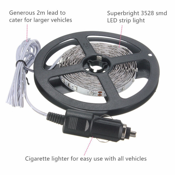 3M-300-SMD-3528-LED-Flexible-Strip-Light-Cigarette-Charger-Cars-Trucks-Dashboards-Decor-DC12V-1051545-6