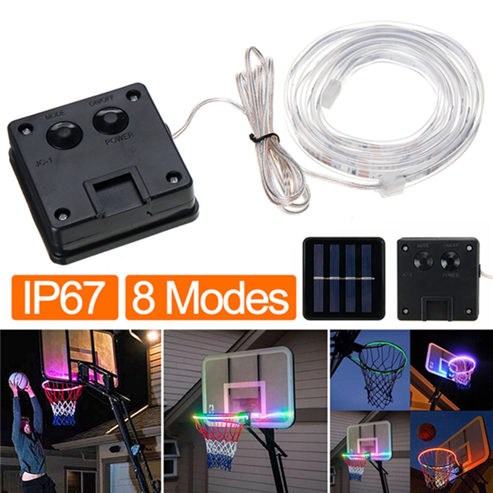 Solar-Powered-8-Flash-Modes-1M-SMD2835-IP67-30LED-Tube-Strip-Light-for-Basketball-Hoop-1625239-1