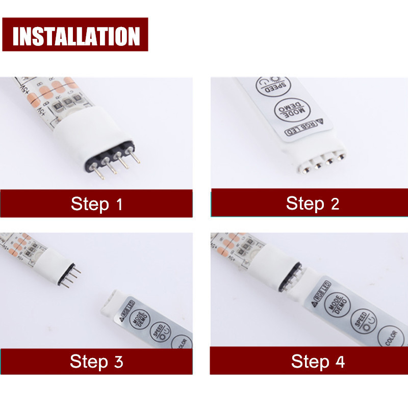 USB-DC5V-SMD5050-RGB-LED-White-Tape-TV-Background-Strip-Light-with-Remote-Controller-Non-waterproof-1095215-4