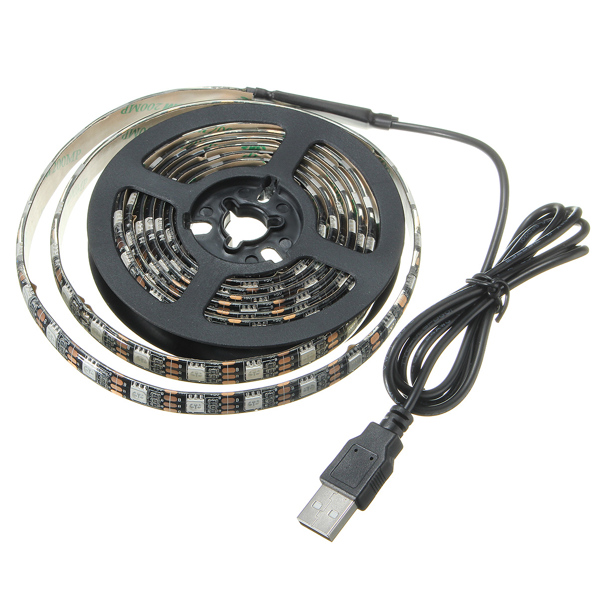 Waterproof-5050-USB-Black-TV-PC-Background-RGB-LED-Strip-Light-Xmas-Decor-Remote-DC5V-1094959-3