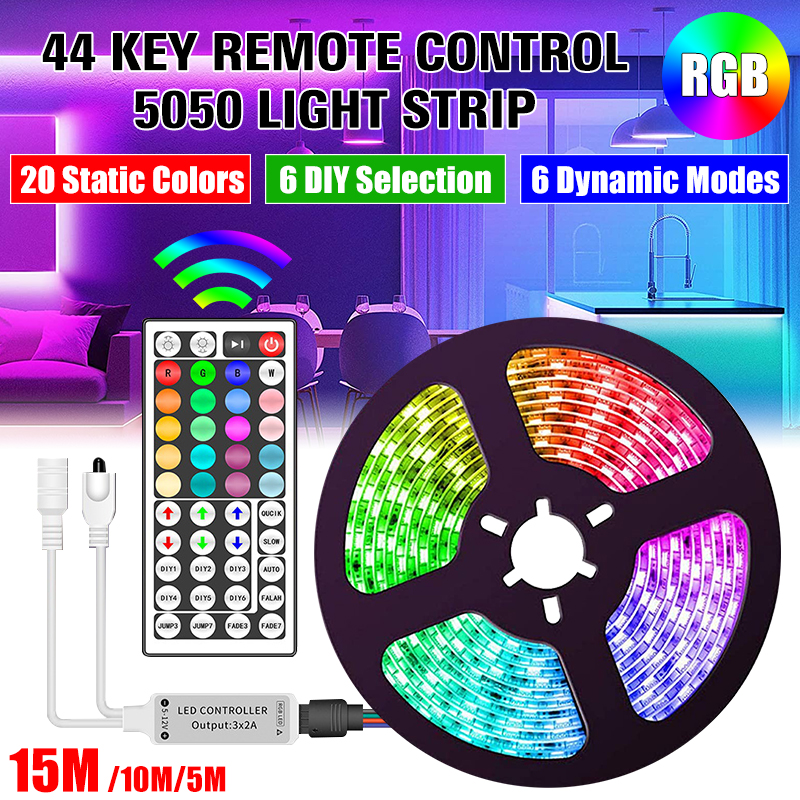 With-IR-Remote-Controller--Receiver-LED-Strip-Rgb-Led-Strip-Remote-Controls-LED-Strip-Color-Changing-1791353-1