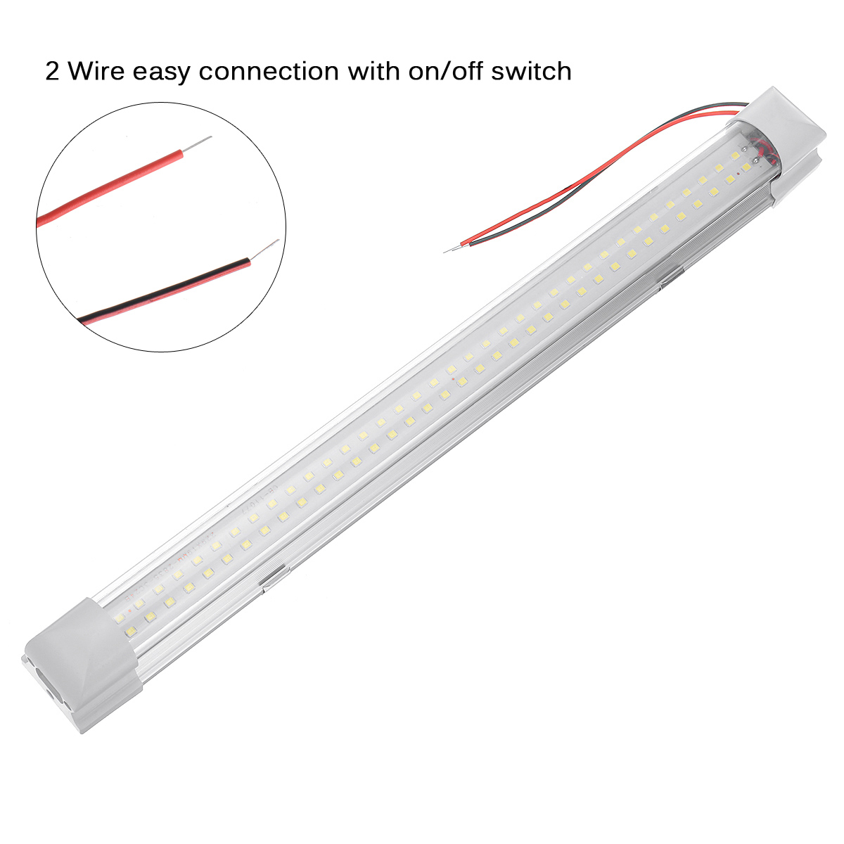 12-24V-72LED-5W-Car-Interior-White-Strip-Lights-Bar-Lamp-Car-Van-Caravan-Boat-Home-1800LM-6500K-1794992-4