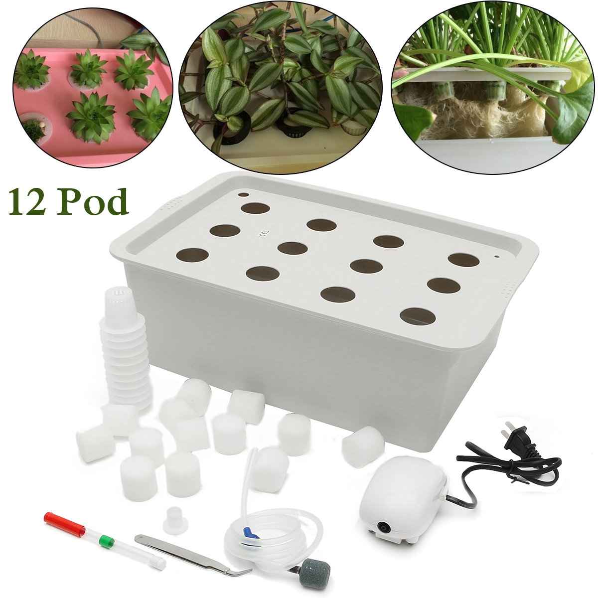 220V-Hydroponic-System-Kit-12-Holes-DWC-Soilless-Cultivation-Indoor-Water-Planting-Grow-Box-1186050-3