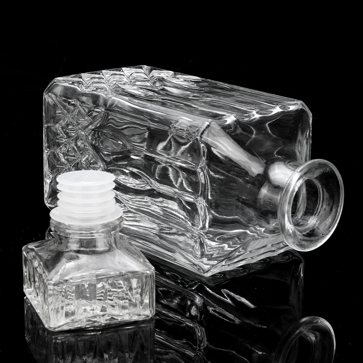 800ml-Diamond-Glass-Bottle-Vintage-Glass-Liquor-Whiskey-Crystal-Bottle-Drink-Decanter-Carafe-Bar-1304975-3