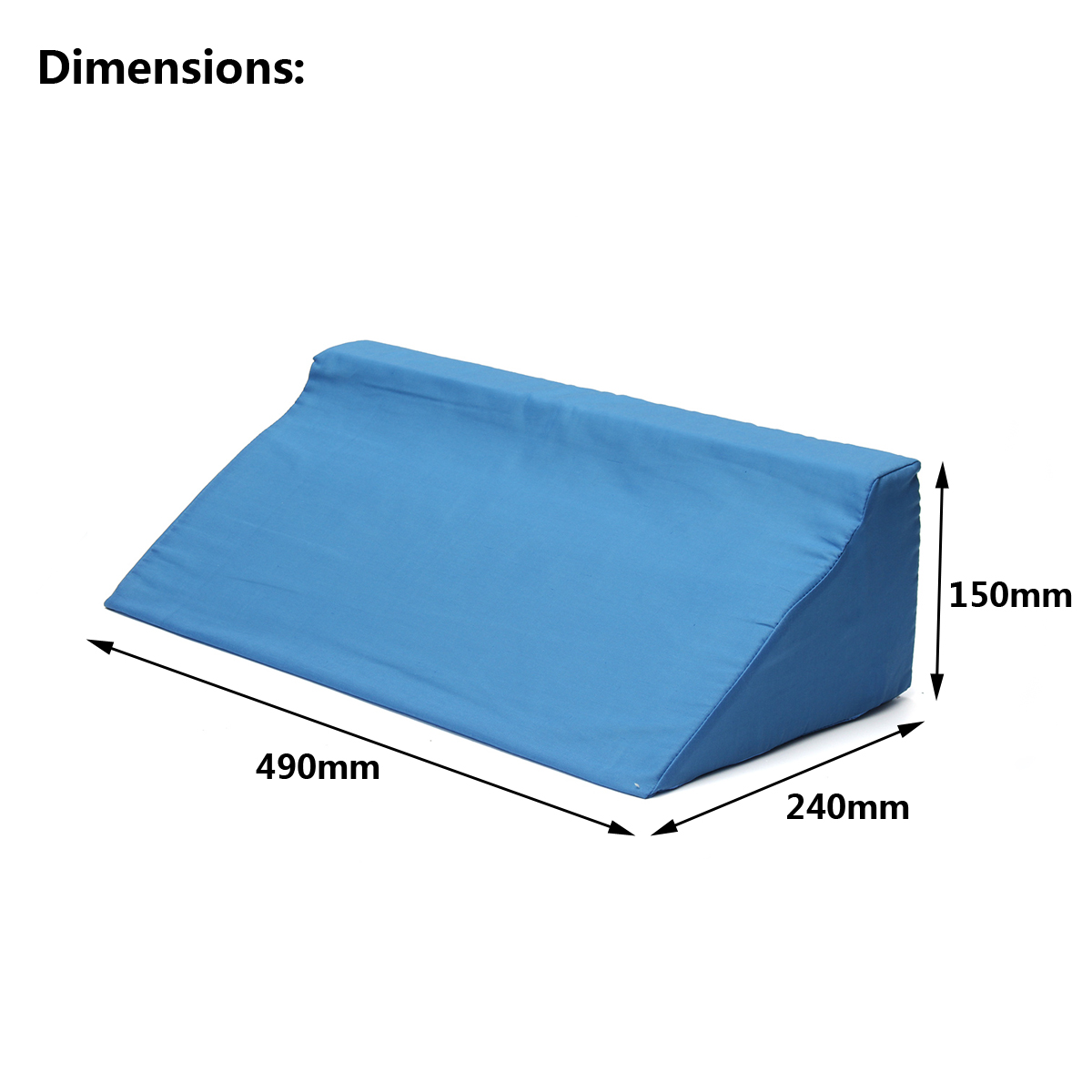 Acid-Reflux-Foam-Bed-Wedge-Pillow-Leg-Elevation-Back-Lumbar-Support-Cushions-1259102-9