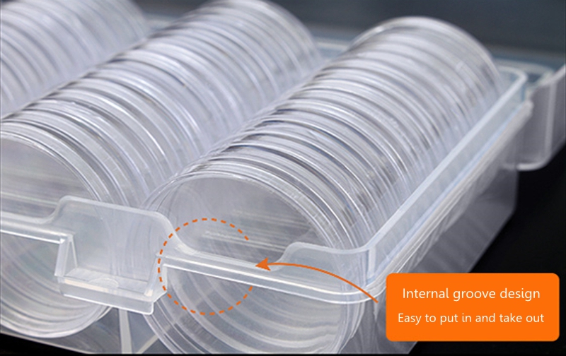Coins-Holder-Storage-Box-Hold-100Pcs-30mm-Round-Coins-Boxes-Plastic-Protector-1256881-4