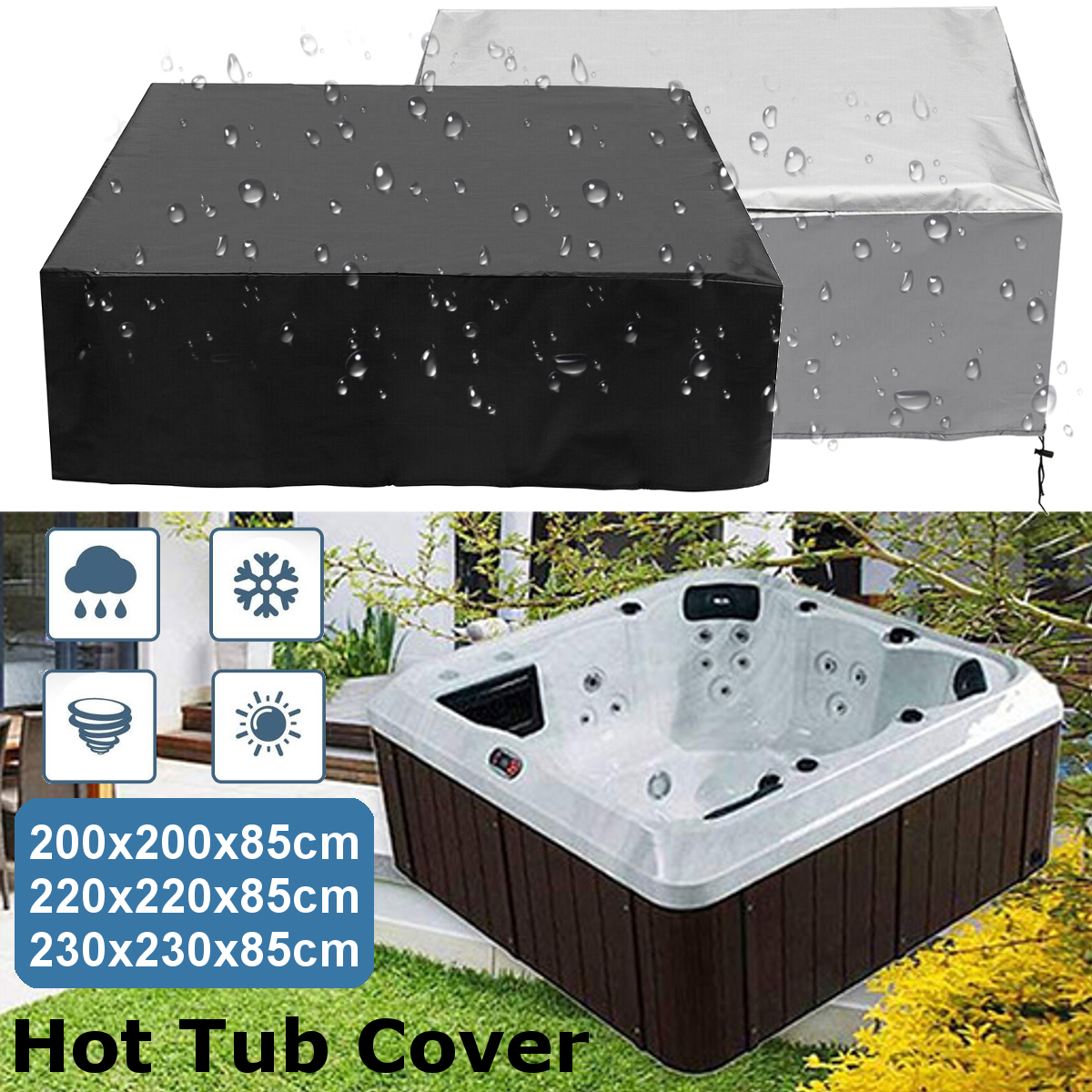 Hot-Tub-Spa-Cover-Cap-Guard-Waterproof-Dust-Protector-Harsh-Weather-1781959-1