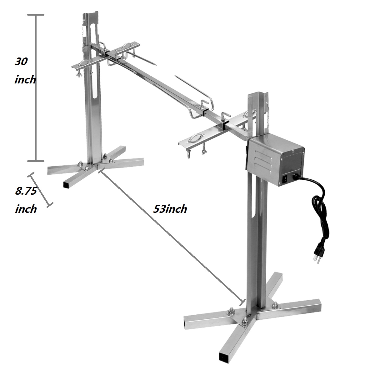 Large-Grill-Rotisserie-Spit-Roaster-Rod-Charcoal-BBQ-Pig-Chicken-15W-Motor-Kit-1336953-12