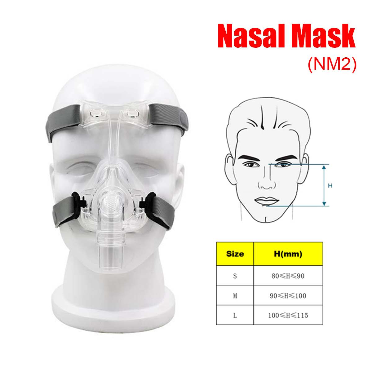 Nasal-Mask-NM2-For-CPAP-Masks-Interface-Sleep-Snore-Strap-w-Headgear-1347205-1