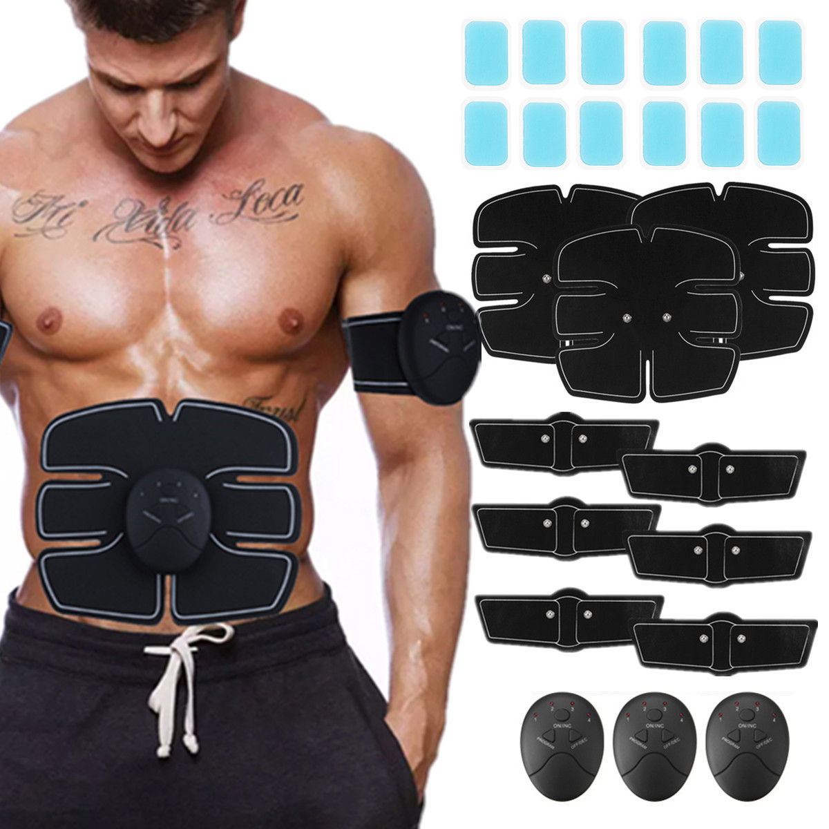 12PCS-Replacement-Gel-Pads-for-Muscle-Training-Machine-Fitness-Trainer-Abdominal-Workout-Belt-1451054-2