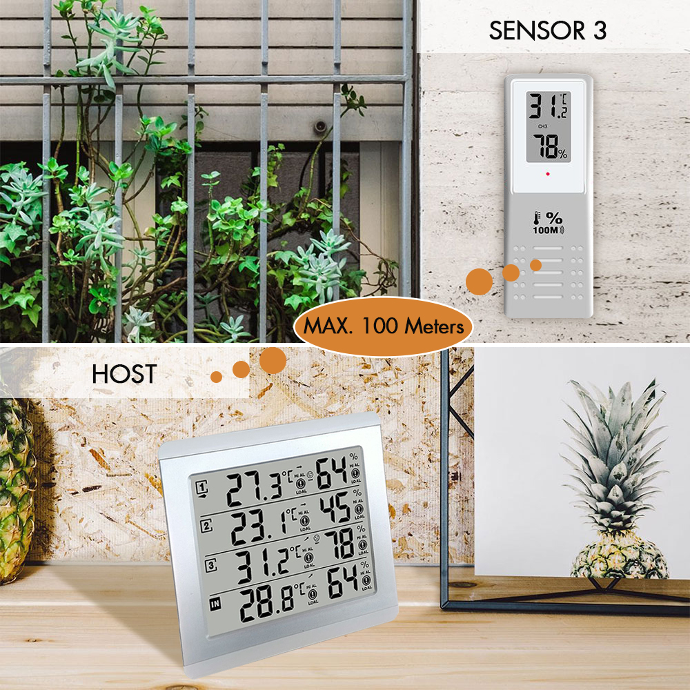 3-Sensors-Wireless-Digital-Alarm-Thermometer-Indoor-Outdoor-Audible-Indicator-1421915-7