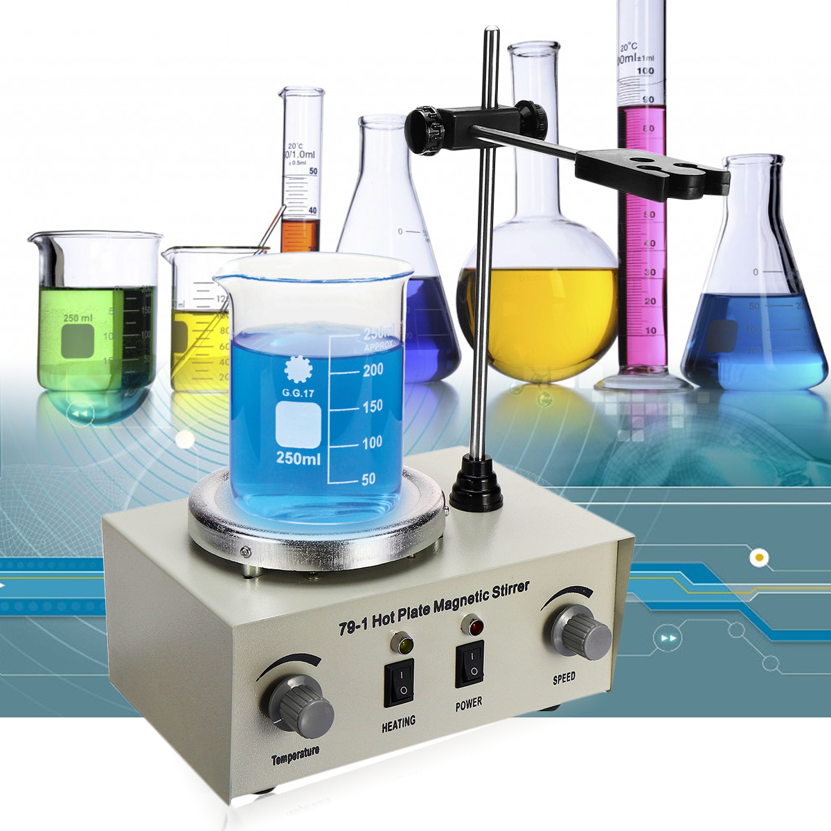79-1-1000ML-Hot-Plate-Magnetic-Stirrer-Lab-Heating-Mixer-Temperature-Speed-Adjustable-1298966-1