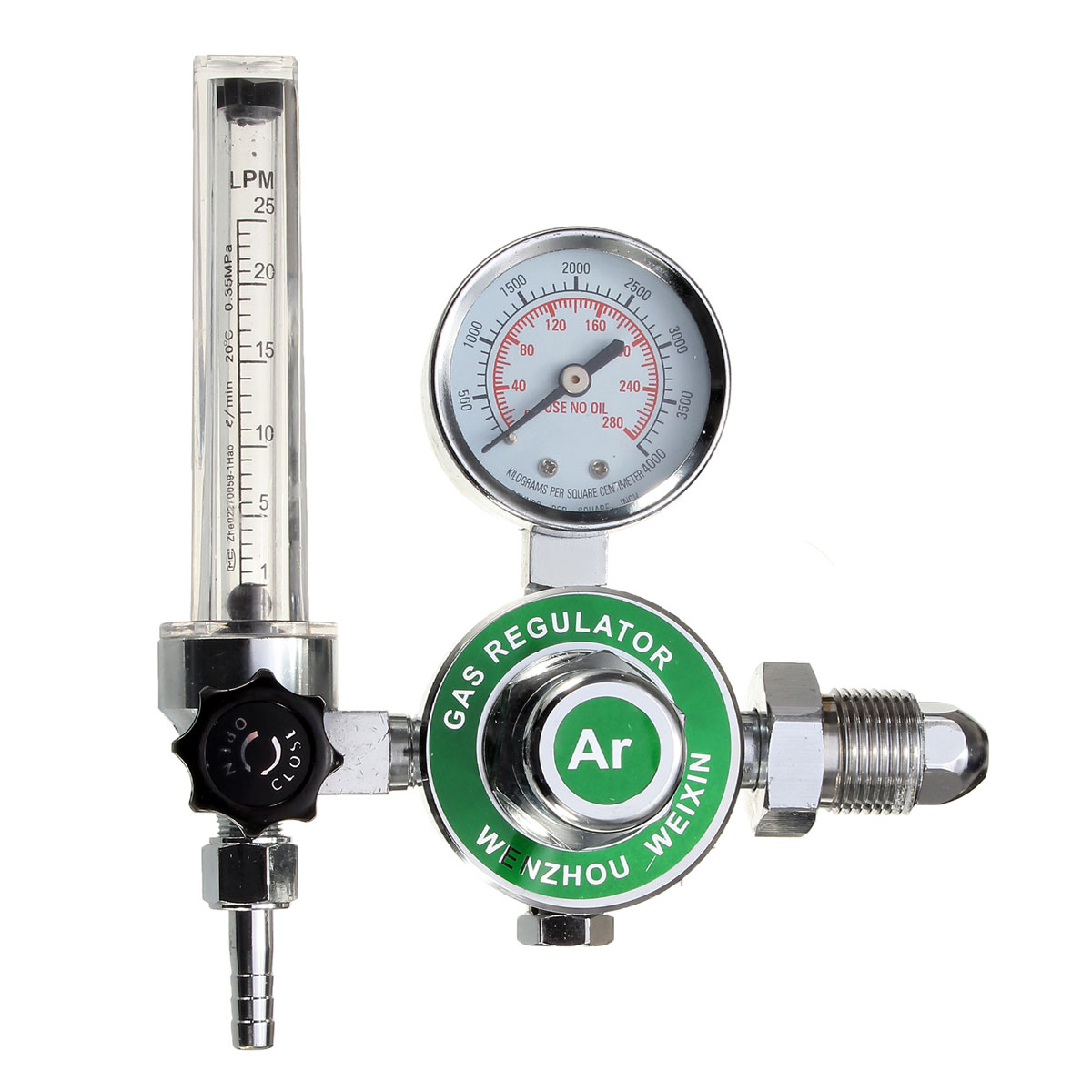 Argon-CO2-Gas-Mig-Tig-Flow-Meter-Welding-Weld-Regulators-Gauge-Welder-Cga580-Fits-1422110-3