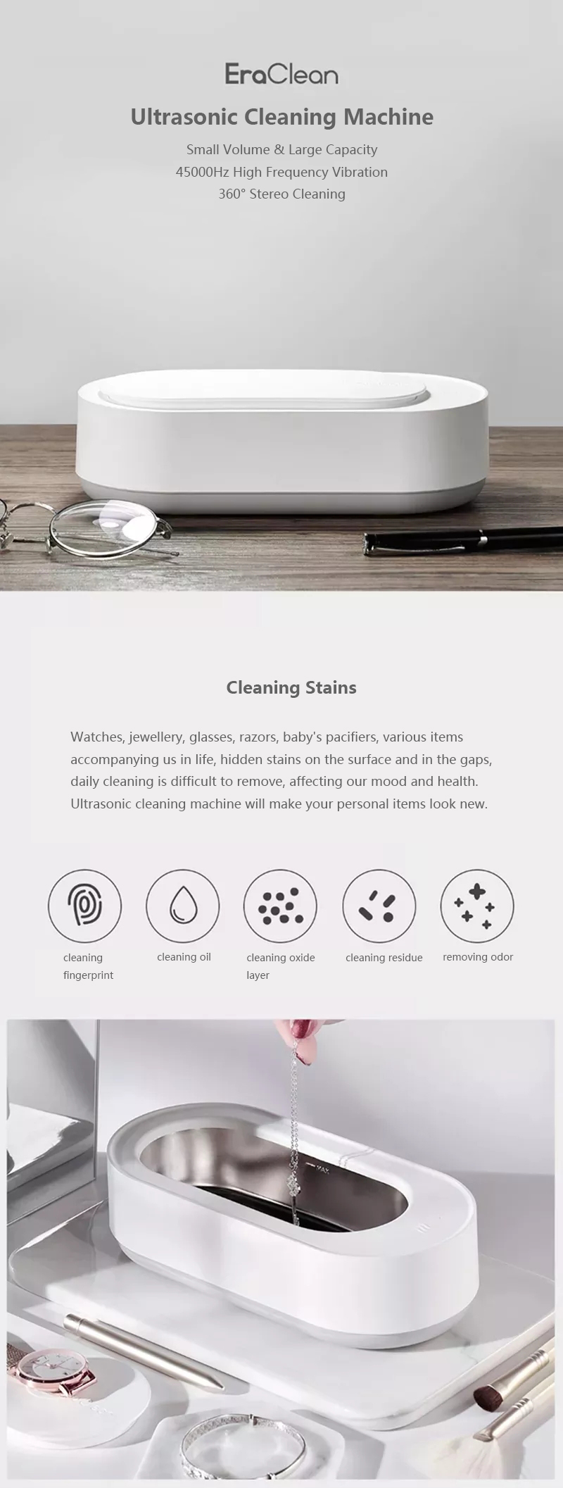 EraClean-Smart-Control-Ultrasonic-Cleaner-45000Hz-High-Frequency-Vibration-Jewelry-Eyeglasses-Cleane-1575929-1