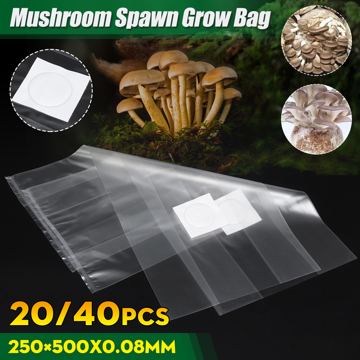 20Pcs-320times500x008mm-PVC-Mushroom-Grow-Bag-Substrate-High-Temp-Pre-Sealable-1691798-1