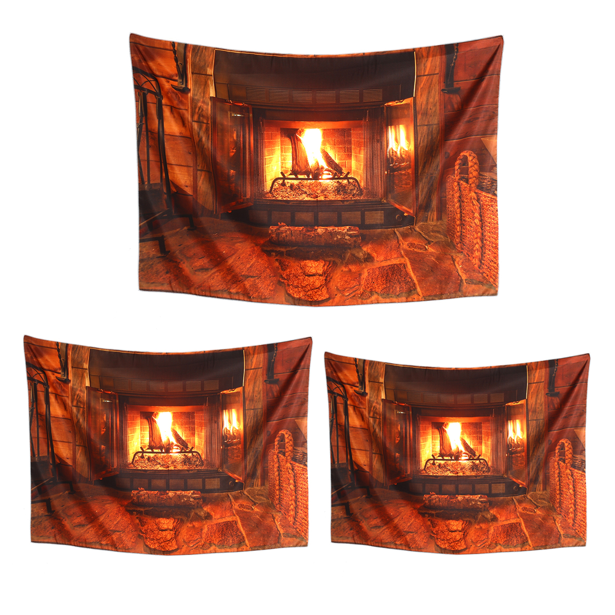 Polyester-Wall-Hanging-Tapestry-Art-Home-Decor-Fireplace-Pattern-Blankets-For-Home-Bedroom-Porch-Han-1636374-1