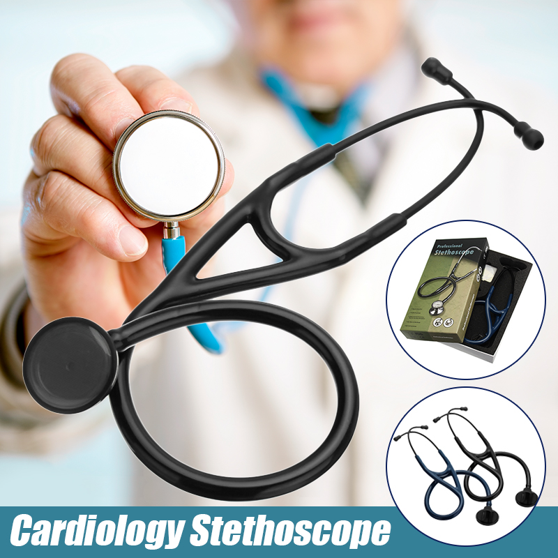Professional-Edition-27-Inch-Cardiology-Stethoscope-Tunable-Diaphragm-Doctor-1425487-2