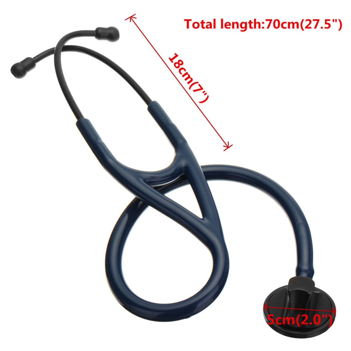 Professional-Edition-27-Inch-Cardiology-Stethoscope-Tunable-Diaphragm-Doctor-1425487-4