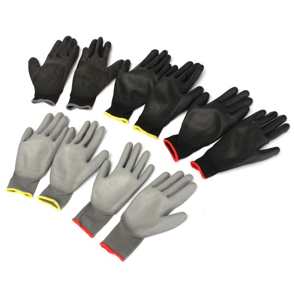 1-Pair-PU-Palm-Coated-Nylon-Precision-Protective-Safety-Work-Gloves-Light-Weight-993797-3