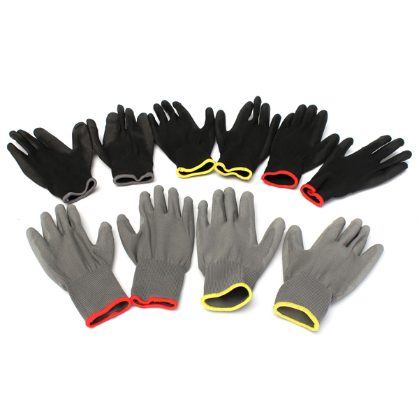 1-Pair-PU-Palm-Coated-Nylon-Precision-Protective-Safety-Work-Gloves-Light-Weight-993797-4