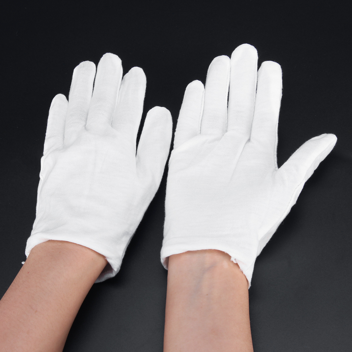 12-Pairs-Non-Slip-Work-Gloves-Etiquette-Cooling-Gloves-Workshop-Labor-White-1503779-6