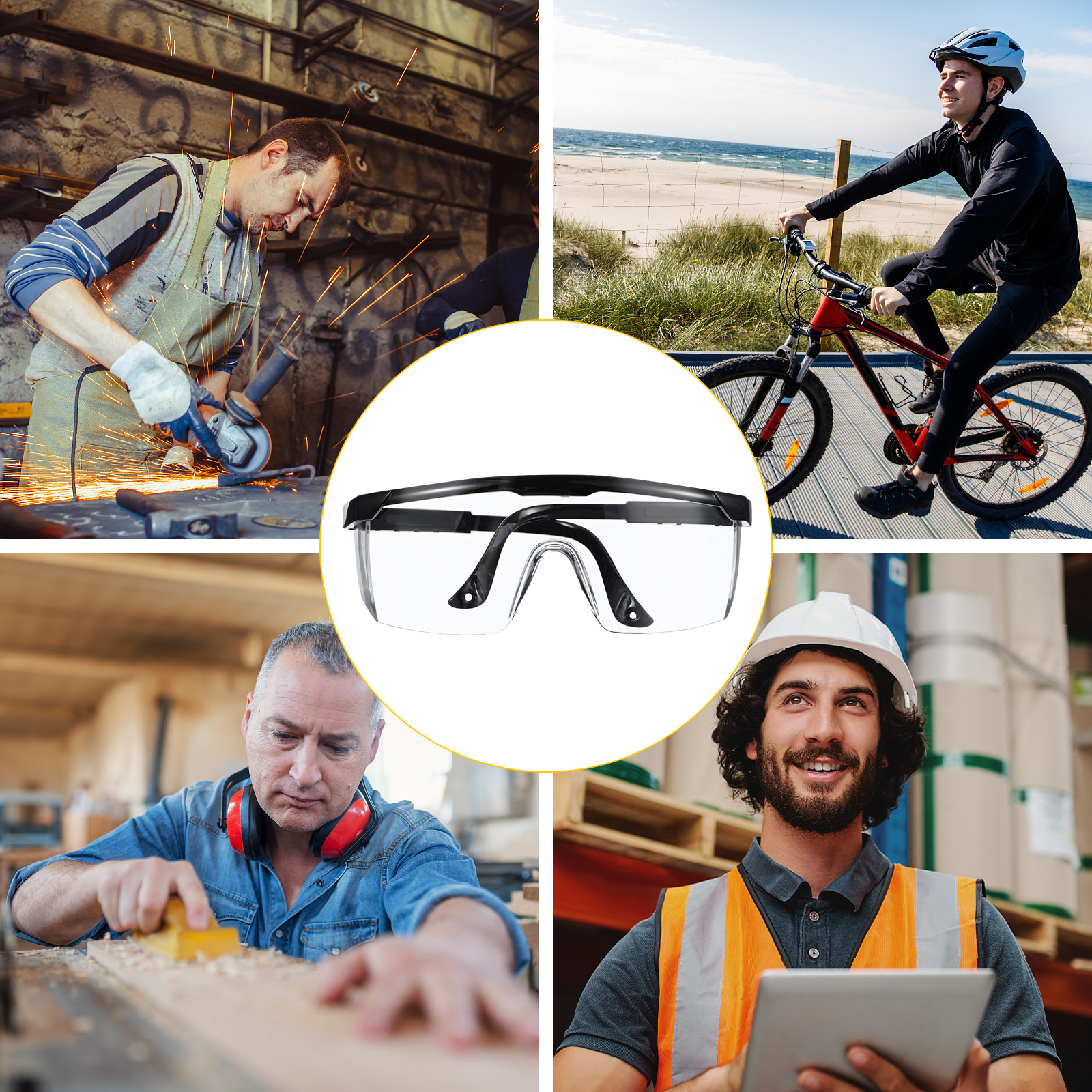 1PCS-Safety-Glasses-Work-Goggles-Eyewear-Protective-Industrial-Lab-Dust-Droplets-1889895-1