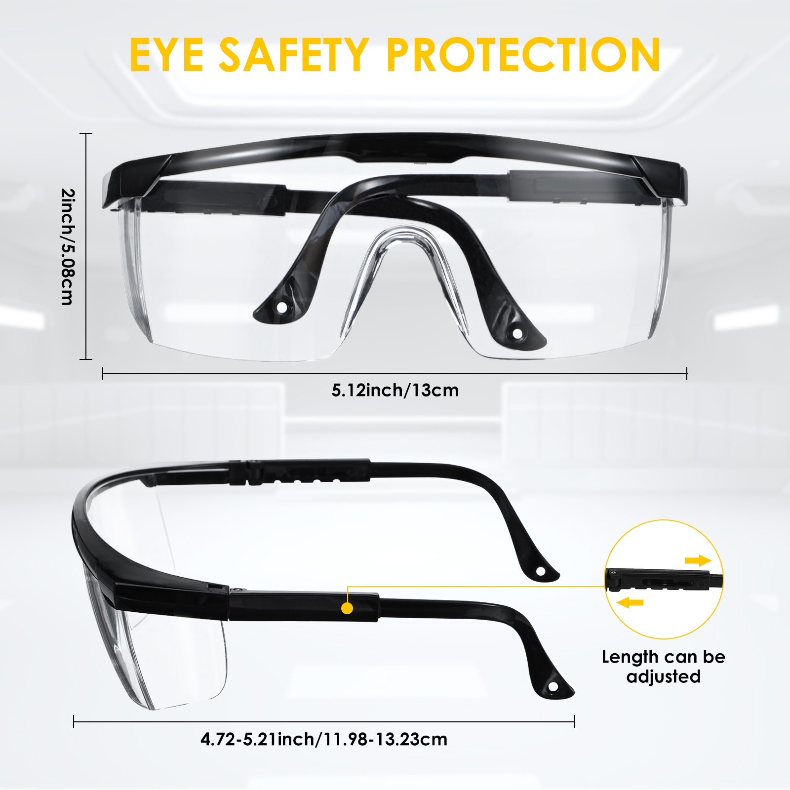 1PCS-Safety-Glasses-Work-Goggles-Eyewear-Protective-Industrial-Lab-Dust-Droplets-1889895-2