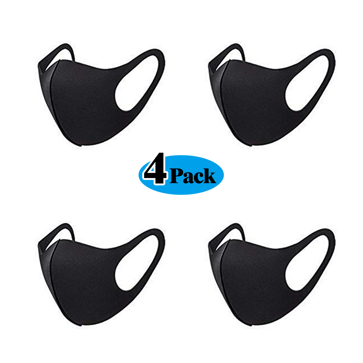 4Pcs-Fashion-Protective-Face-Mask-Anti-Dust-Mask-Washable-Reusable-for-Cycling-Camping-Travel-1665908-1