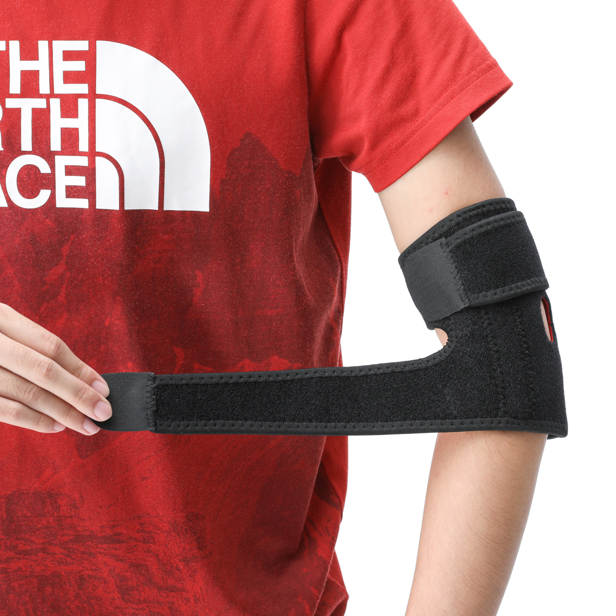 Adjustable-Elbow-Brace-Breathable-Neoprene-Support-with-Dual-Spring-Stabilisers-Arm-Wrap-Elbow-Strap-1648965-2