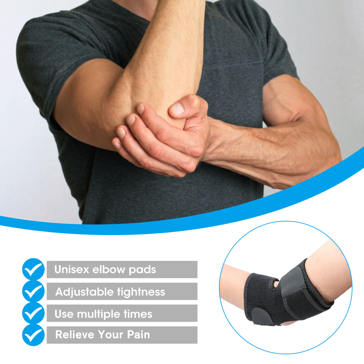 Adjustable-Elbow-Brace-Breathable-Neoprene-Support-with-Dual-Spring-Stabilisers-Arm-Wrap-Elbow-Strap-1648965-3