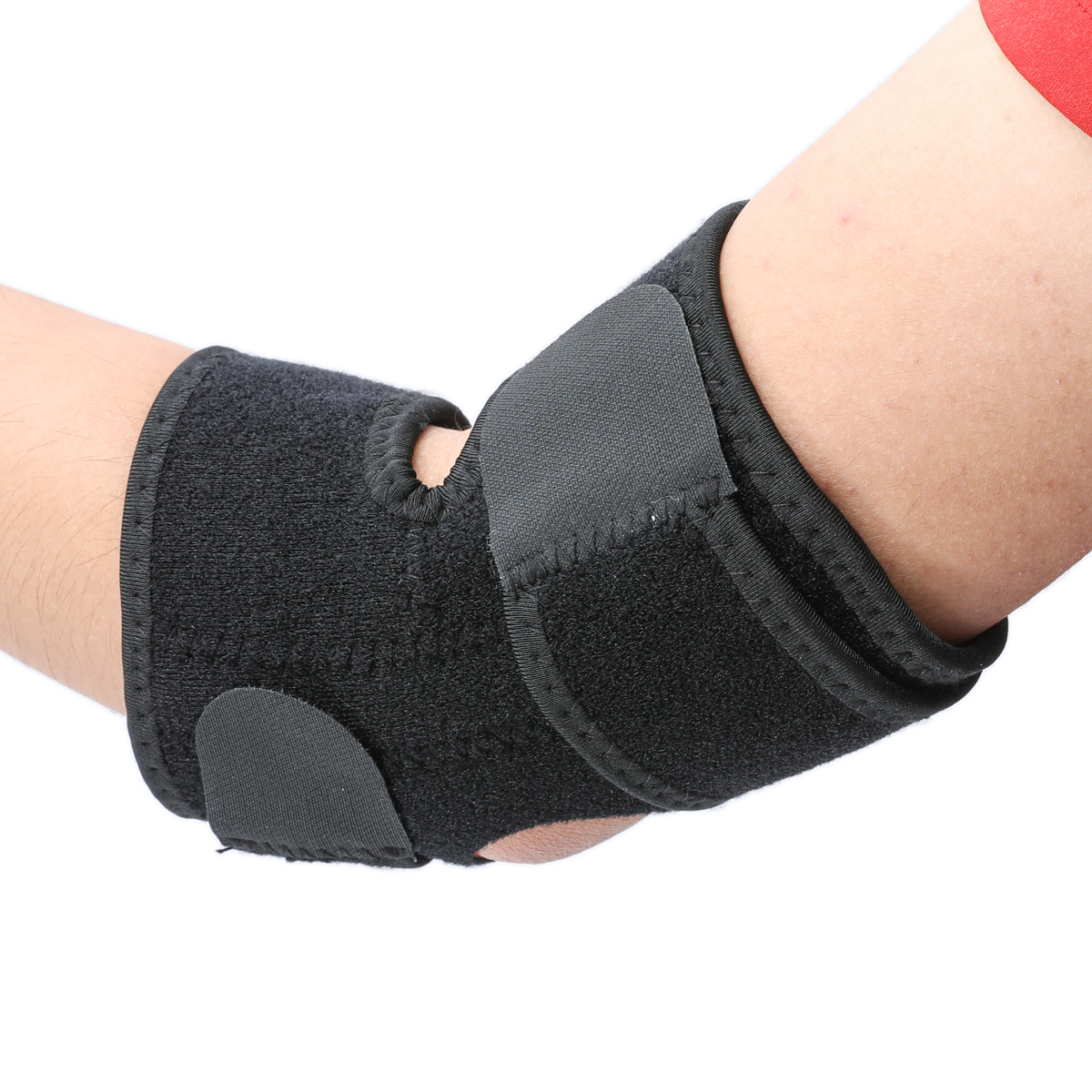 Adjustable-Elbow-Brace-Breathable-Neoprene-Support-with-Dual-Spring-Stabilisers-Arm-Wrap-Elbow-Strap-1648965-8
