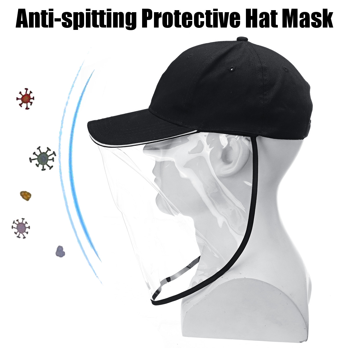 Anti-spitting-Cover-Eyes-Protective-Shopping-Fisherman-Baseball-Hat-Cap-Cover-Unisex-1658260-3