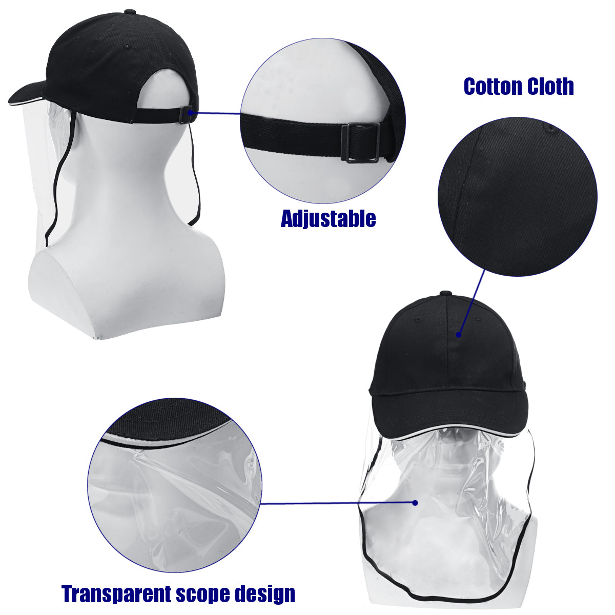 Anti-spitting-Cover-Eyes-Protective-Shopping-Fisherman-Baseball-Hat-Cap-Cover-Unisex-1658260-5