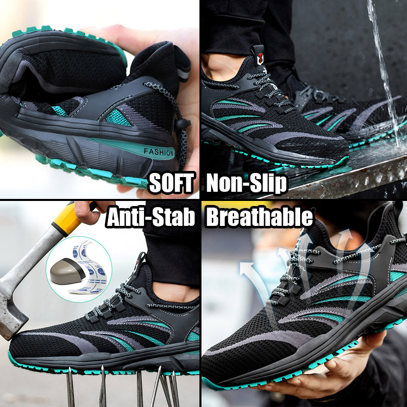 AtreGo-Men-Safety-Shoes-Steel-Toe-Work-Boots-Sport-Non-Slip-Hiking-Light-Sneaker-1860249-3