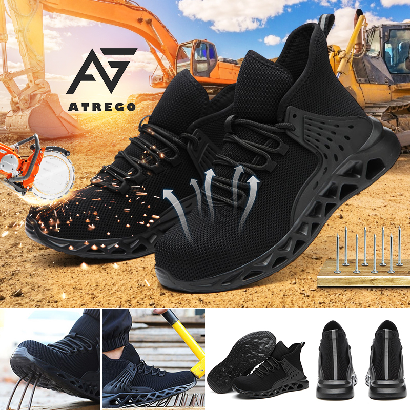 AtreGo-Men-Steel-Toe-Safety-Cap-Work-Shoes-Mesh-Casual-Lightweight-Sports-Boots-1860250-1