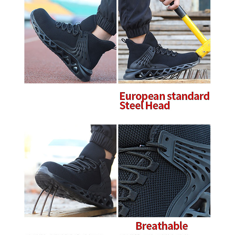 AtreGo-Men-Steel-Toe-Safety-Cap-Work-Shoes-Mesh-Casual-Lightweight-Sports-Boots-1860250-4
