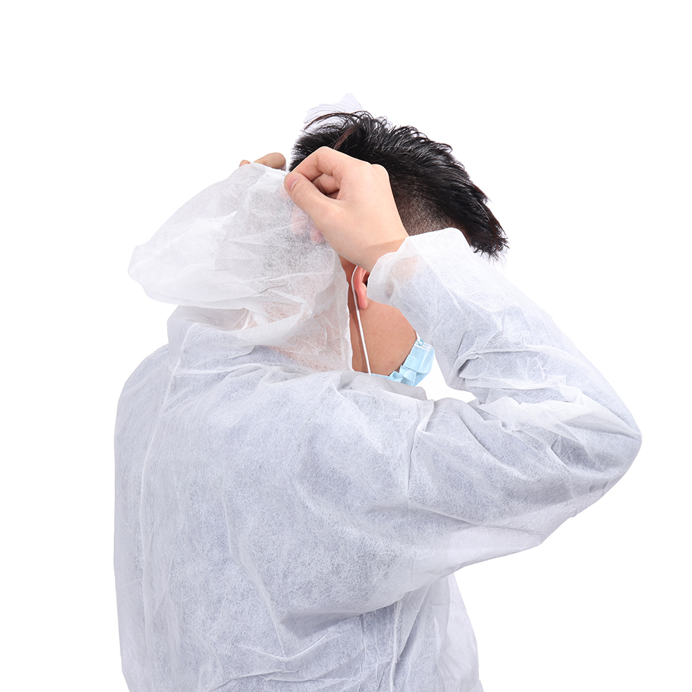 Disposable-White-Coveralls-Dust-Spray-Suit-Non-woven-Clothing-971616-5