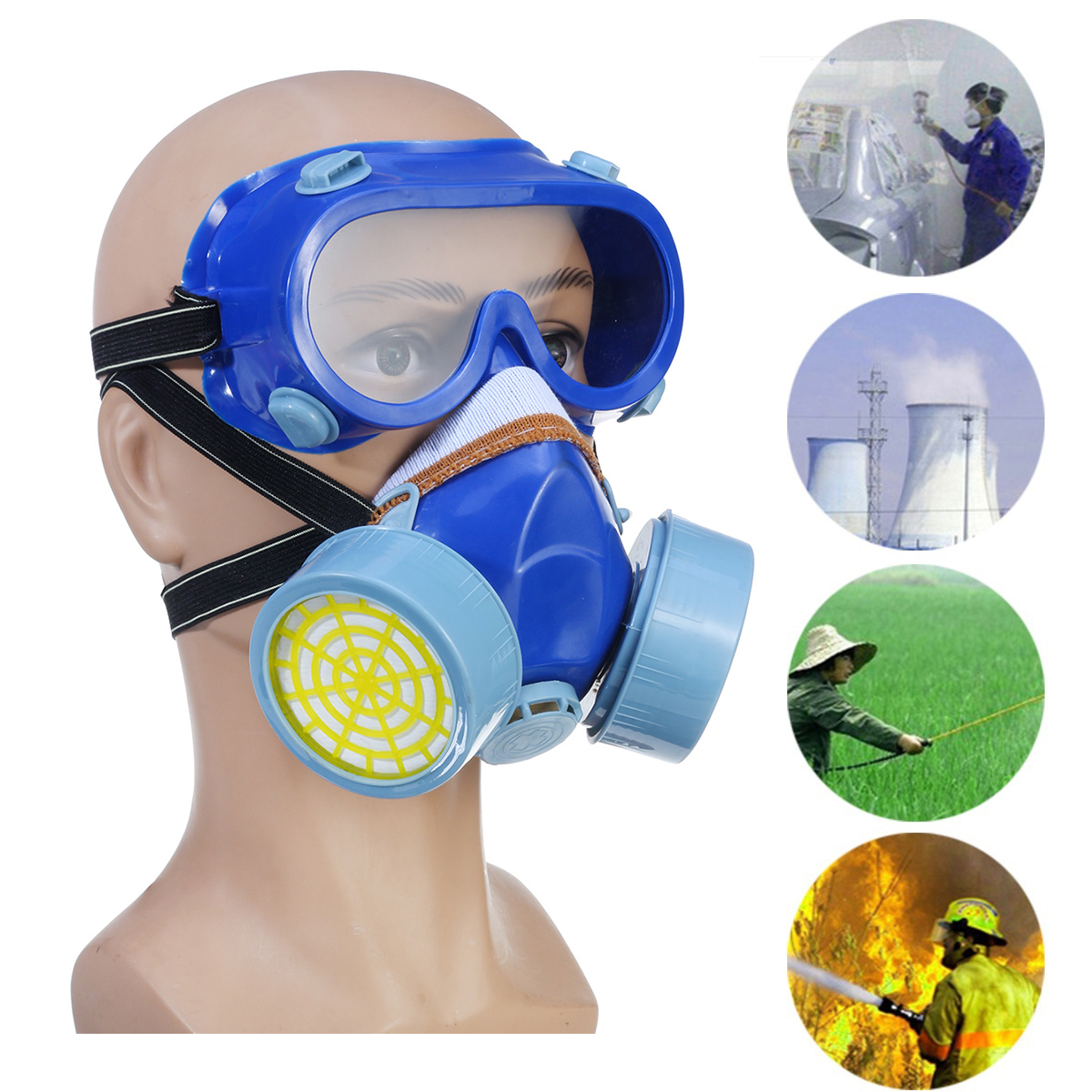 Gas-Mask-Full-Face-Dual-Filters-Respirator-Reusable-Air-Spray-Protective-Goggles-1659873-8