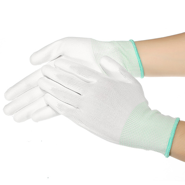 MYTEC-1-Pair-Anti-Static-Gloves-Electronic-Working-Gloves-PU-Coated-Palm-Coated-Finger-Protection-1178046-2