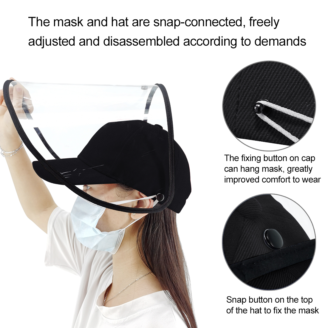 PULUZ-PU463-Protective-Hat-Face-Shield-Protective-Mask-Windproof-Dustproof-Antifoam-Detachable-1679668-2