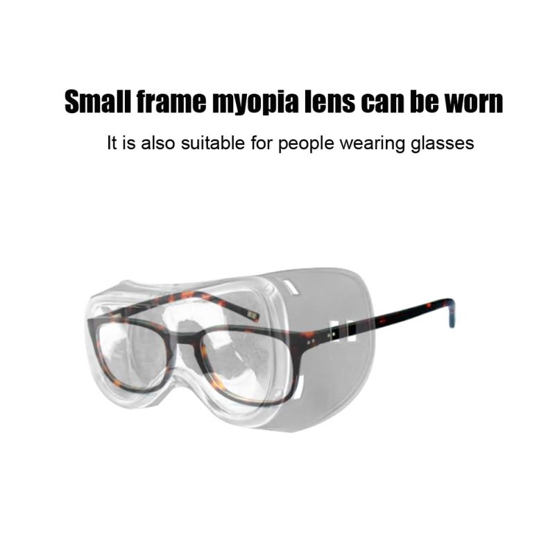 Unisex-Ski-Protective-Safety-Glasses-Work-Anti-Fog-Antisand-Windproof-Anti-Dust-Transparent-Goggles--1680661-2