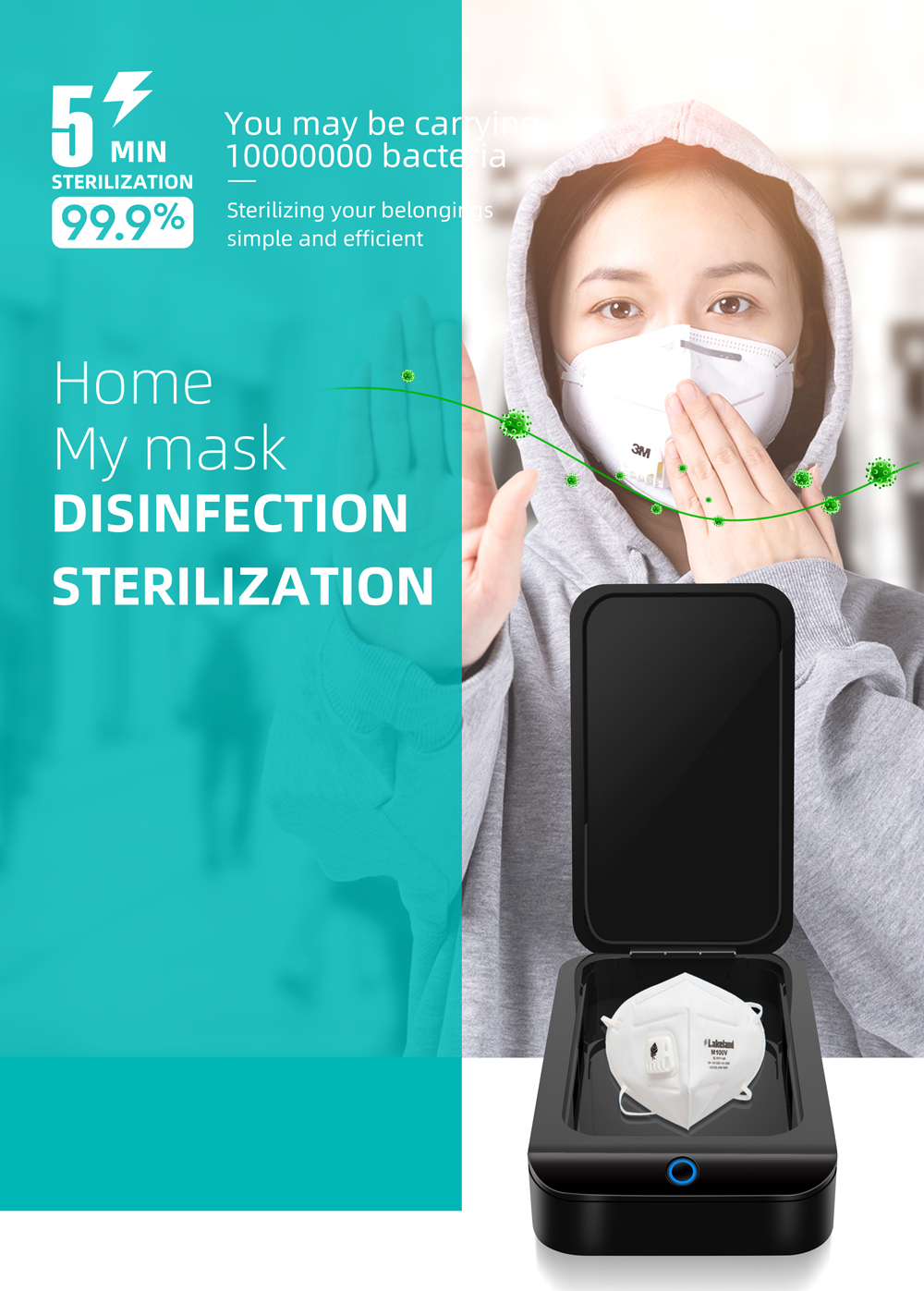 X2-Mask-Sterilizer-Box-UV-Ultraviolet-Disinfectant-Box-for-Mask-Phone-Remote-Toothbrush-1656256-1