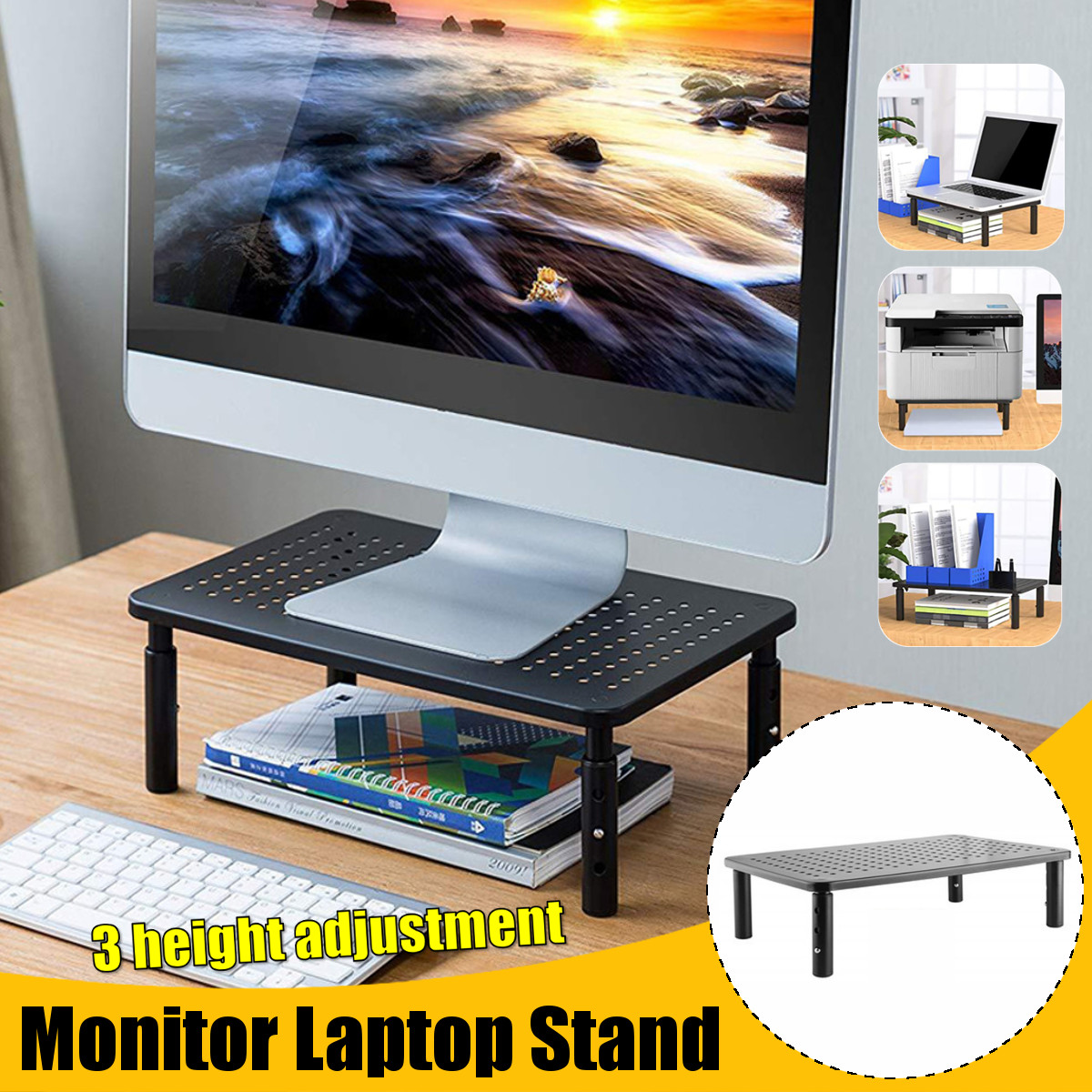 3-Levels-Height-Adjustable-Monitor-Stand-Riser-Laptop-Stand-for-Laptop-Computer-Pc-Printer-1657693-1