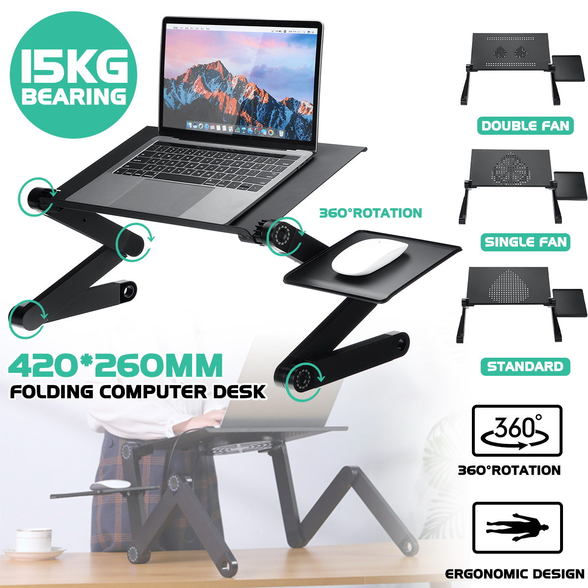 360deg-Adjustable-Laptop-Desk-Foldable-Portable-Laptop-Stand-Color-Black-1814801-1