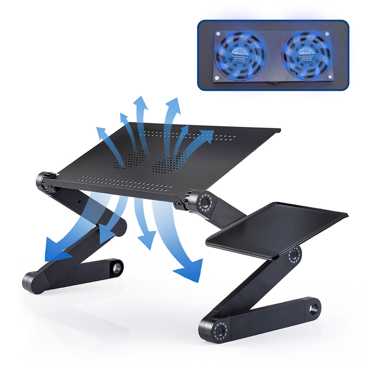 360deg-Adjustable-Laptop-Desk-Foldable-Portable-Laptop-Stand-Color-Black-1814801-3